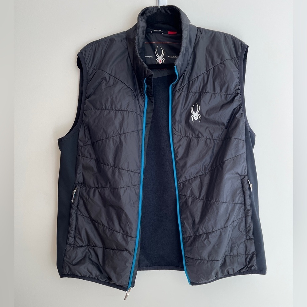 SPYDER Men's Exit Insulator Vest Zip Front Funnel Neck Outdoors Ski Hike